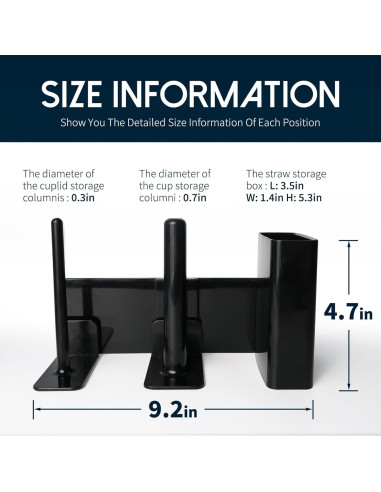 Soporte Accesorio 3 en 1 para Máquina Slushie Ninja FS301/FS300