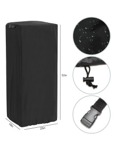 Cubierta Impermeable para Carrito de Palomitas MDEOOSKY 63.5x45.7x132.1cm 2