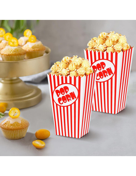 Cajas de Palomitas Mini Zahaat 25 Unidades 14 cm Reutilizables