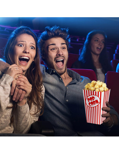 Cajas de Palomitas Mini Zahaat 25 Unidades 14 cm Reutilizables