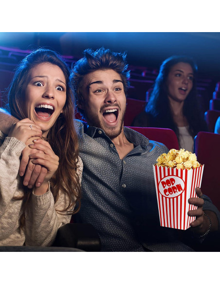 Cajas de Palomitas Mini Zahaat 25 Unidades 14 cm Reutilizables