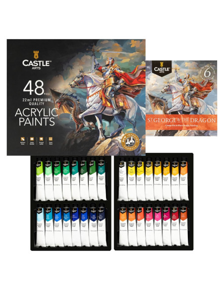 Juego de Pintura Acrílica Castle Art Supplies 48 x 22 ml