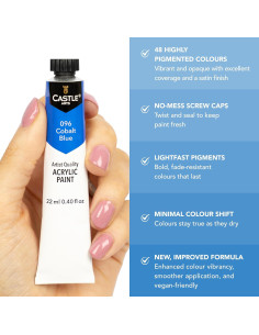 Juego de Pintura Acrílica Castle Art Supplies 48 x 22 ml 2