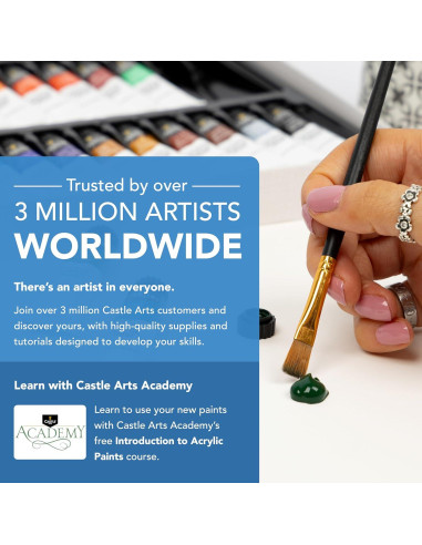 Juego de Pintura Acrílica Castle Art Supplies 48 x 22 ml