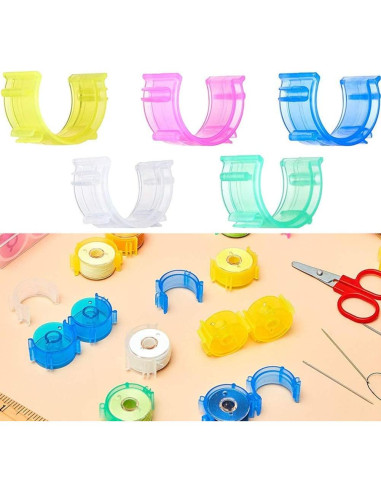 Clips Pequeños para Bobinas de Coser YEQIN 50 Pcs Coloridos