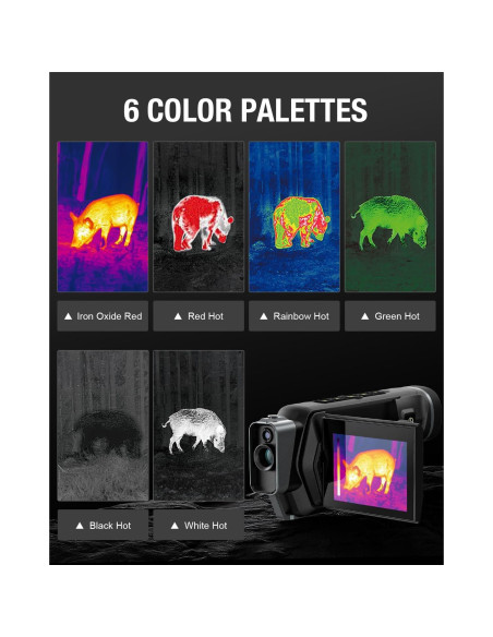 Monocular Térmico Teslong TTS300 256x192 11mm 3.5" LCD