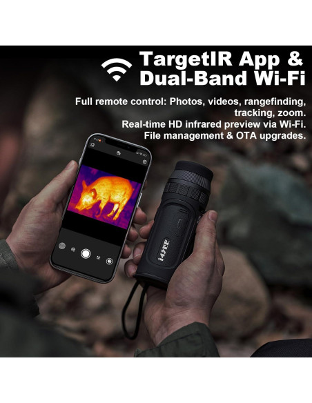 Monocular Térmico i4SEE E10-256, 10mm, 256x192, 6h Batería