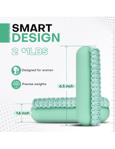 Juego de Pesas de Mano Hikeen 0.45kg x 2 para Ejercicio 2