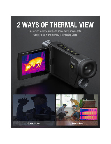 Monocular Térmico Teslong TTS300 256x192 11mm 3.5" LCD