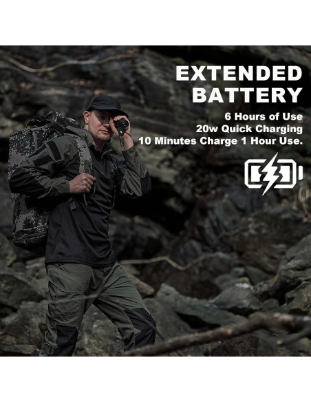 Monocular Térmico i4SEE E10-256, 10mm, 256x192, 6h Batería