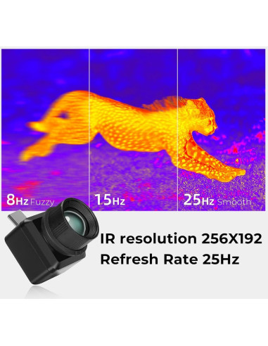 Monocular Térmico InfiRay T2 Pro para Android 256x192 1300m