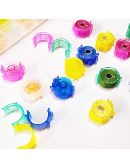 Clips Pequeños para Bobinas de Coser YEQIN 50 Pcs Coloridos