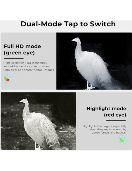 Monocular Térmico InfiRay T2 Pro para Android 256x192 1300m