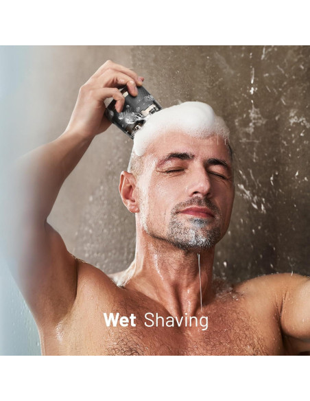 Afeitadora Eléctrica 7D NIWUIO para Cabeza Calva - Afeitado Húmedo/Seco