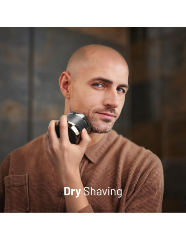 Afeitadora Eléctrica 7D NIWUIO para Cabeza Calva - Afeitado Húmedo/Seco