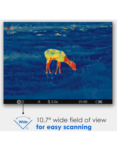 Monocular Térmico Pulsar Axion 2 LRF 384x288 1,006m