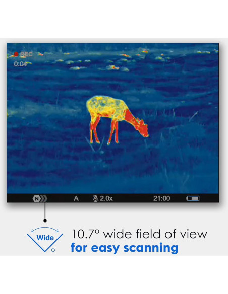 Monocular Térmico Pulsar Axion 2 LRF 384x288 1,006m