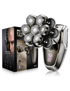 Afeitadora de Cabeza SHPAVVER 7D Desmontable IPX7 Carga Tipo C