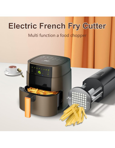 Cortador de Papas Fritas Eléctrico AZXILE Automático 2.6kg