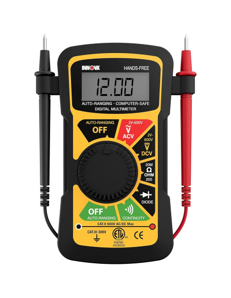 Multímetro Digital Innova 3300 Manos Libres 119g
