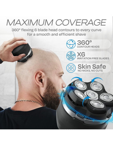 Afeitadora eléctrica Hummingbird MK3 para cabeza y cara