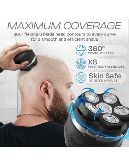 Afeitadora eléctrica Hummingbird MK3 para cabeza y cara