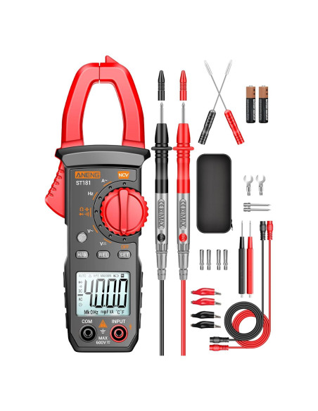 Multímetro Digital ANENG 4000 Cuentas con Pinza AC/DC