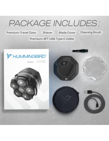 Afeitadora eléctrica Hummingbird MK3 para cabeza y cara