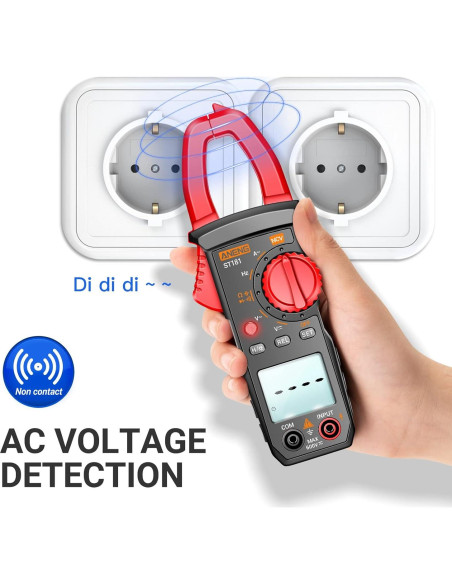 Multímetro Digital ANENG 4000 Cuentas con Pinza AC/DC