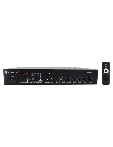 Amplificador Comercial Rockville RCS80-1 60W Bluetooth 5.0