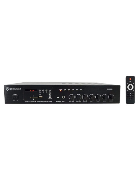 Amplificador Comercial Rockville RCS80-1 60W Bluetooth 5.0