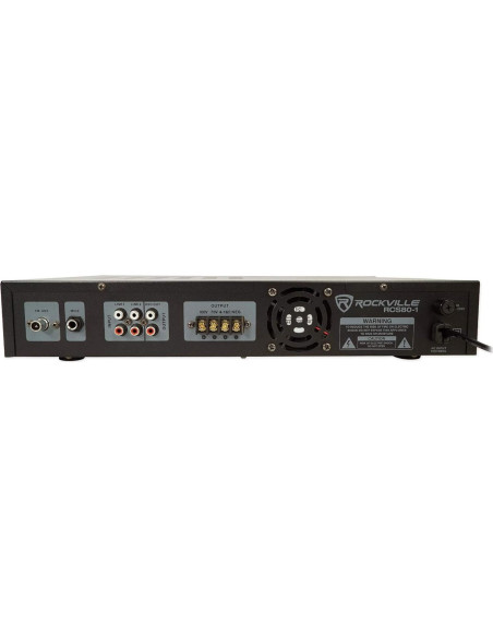 Amplificador Comercial Rockville RCS80-1 60W Bluetooth 5.0