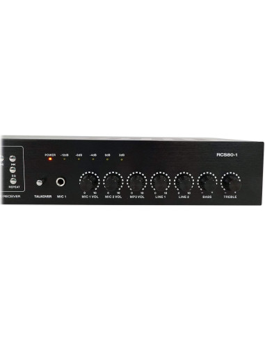 Amplificador Comercial Rockville RCS80-1 60W Bluetooth 5.0