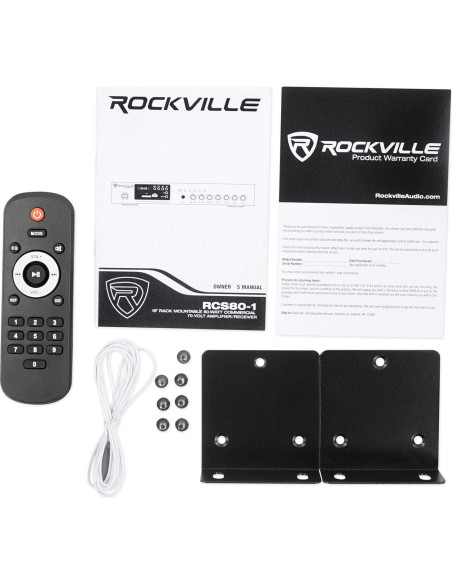 Amplificador Comercial Rockville RCS80-1 60W Bluetooth 5.0