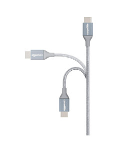 Cable de carga rápida USB-C a USB-A 2.0 Amazon Basics 1.83m 2