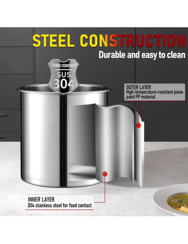 Olla Eléctrica Calentador de Sopa 10L CMOOD Acero Inoxidable