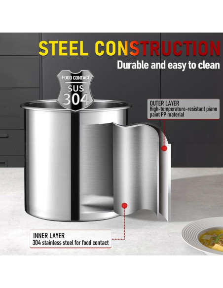 Olla Eléctrica Calentador de Sopa 10L CMOOD Acero Inoxidable