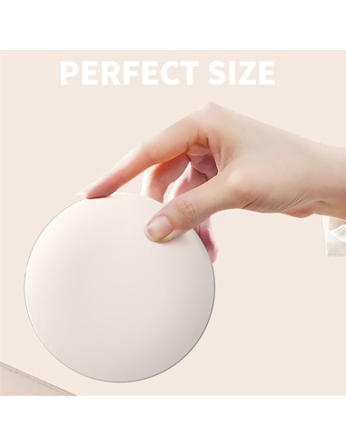 Espejo Compacto Diyeeni con Cámara UV y Luz LED 97mm