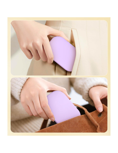 Espejo Compacto Iluminado Gospire 10.67x7.62cm 1X/3X Púrpura