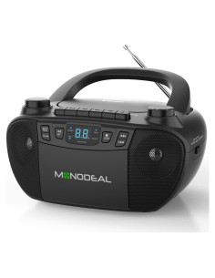 Reproductor de Cinta Cassette y CD MONODEAL CD1016 Bluetooth