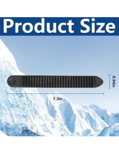 6 Correas de Escalera Shupakul para Tabla de Nieve 18.5x2.4cm 2