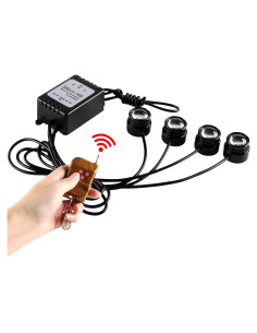 Luz de Advertencia LED Teguangmei 4 en 1 Control Remoto 12V