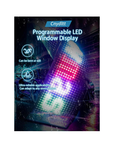 Luces LED Ojos Diabólicos CarPanidic 59.4x11.9 cm 2PCS