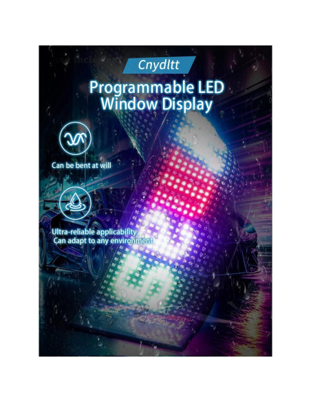 Luces LED Ojos Diabólicos CarPanidic 59.4x11.9 cm 2PCS