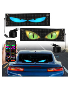 Ojos LED Diabólicos FUNAER para Coche - 4.01x13.7 Pulgadas