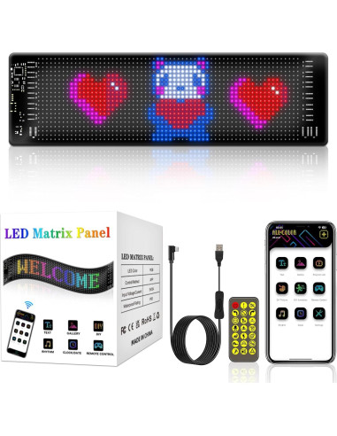 Luces LED Ojos Diabólicos CarPanidic 59.4x11.9 cm 2PCS