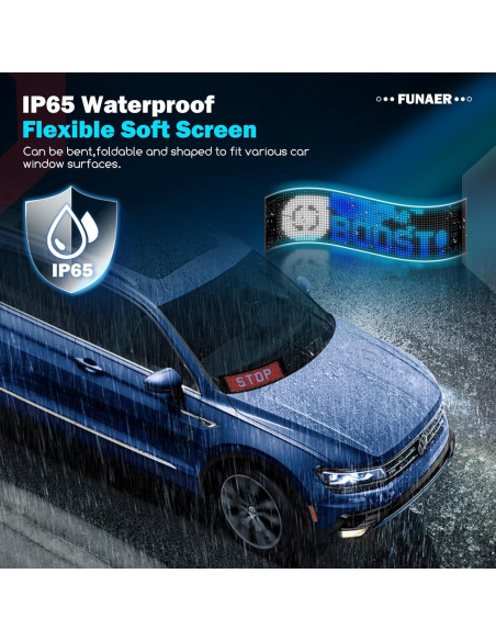 Ojos LED Diabólicos FUNAER para Coche - 4.01x13.7 Pulgadas