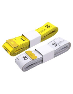 Cinta Métrica Doble Escala Oboteny 300 cm PVC Flexible 2 Pcs