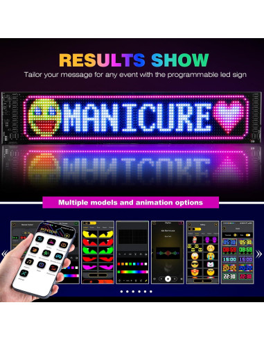 Luces LED Ojos de Diablo Suacopzar 59.5x12.7cm Control APP