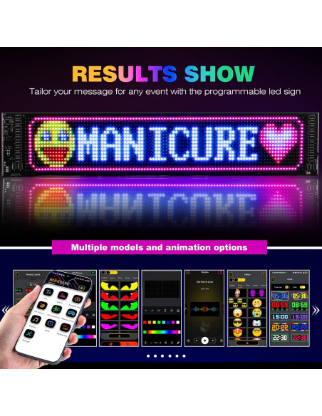 Luces LED Ojos de Diablo Suacopzar 59.5x12.7cm Control APP